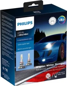Philips HB3/HB4 X-tremeUltinon LED 2шт