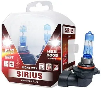 AVS Sirius Night Way HB3/9005 2шт