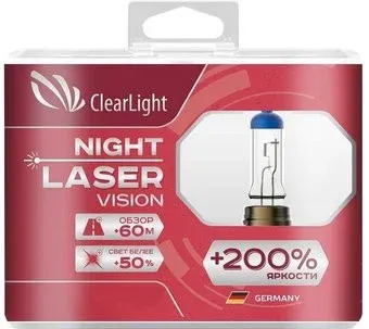 Clear Light Night Laser Vision H4 2шт