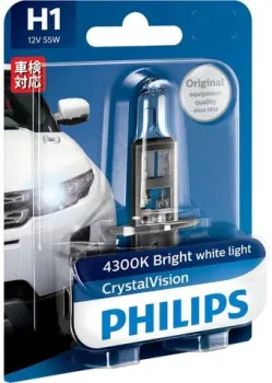 Philips H1 CrystalVision 1шт