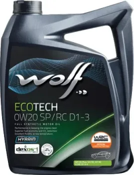 Wolf EcoTech 0W-20 SP/RC D1-3 4л