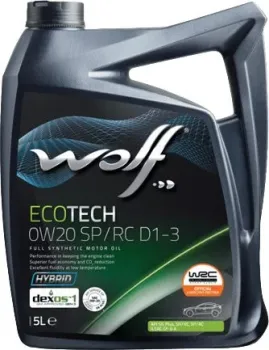 Wolf EcoTech 0W-20 SP/RC D1-3 5л