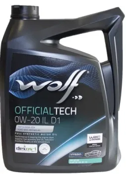 Wolf OfficialTech 0W-20 IL D1 4л