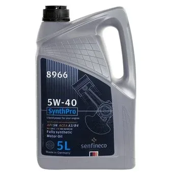 Senfineco SynthPro 5W-40 API SN ACEA A3/B4, 5л