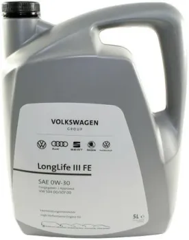 AUDI/Volkswagen Longlife III FE 0W-30 5л GS55545M4