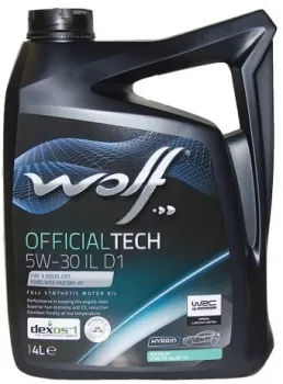 Wolf OfficialTech 5W-30 IL D1 4л
