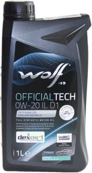 Wolf OfficialTech 0W-20 IL D1 1л