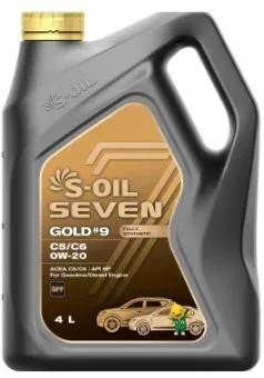 S-OIL S-OIL 7 GOLD #9 C5 0W-20 4л