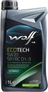 Wolf EcoTech 5W-20 SP/RC D1-3 1л