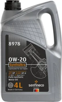 Senfineco SynthUltra 0W-20 API SP GF-6, 4л