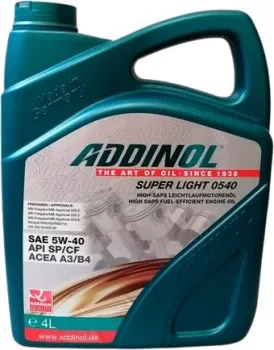 Addinol Super Light 0540 5W-40 4л