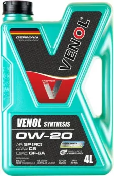 Venol Synthesis 0W-20 SP (RC) C5 GF-6A 4л