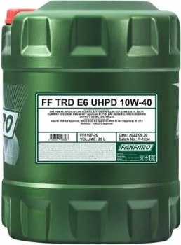 Fanfaro TRD E6 UHPD 10W-40 CK-4/CJ-4 20л