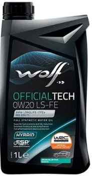 Wolf OfficialTech 0W-20 LS-FE 1л