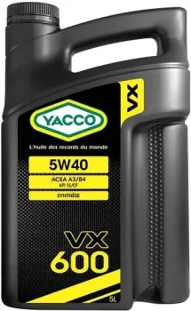 Yacco VX 600 5W-40 5л