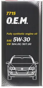 Mannol 7715 O.E.M. 5W-30 API SN/CF 5л [MN7715-5ME]