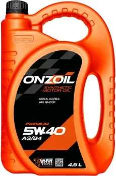 ONZOIL Premium 5W-40 A3/B4 4.5л