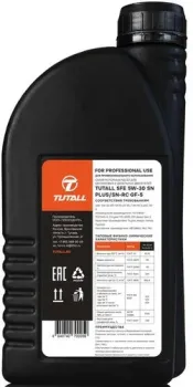 Tutall SFE 5W-30 SN/CF PLUS-RC/SN-RC GF-5 1л