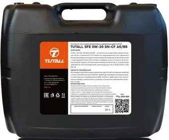 Tutall FE 0W-30 SN/CF A5/B5 20л