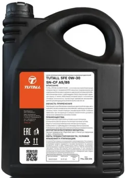 Tutall FE 0W-30 SN/CF A5/B5 5л