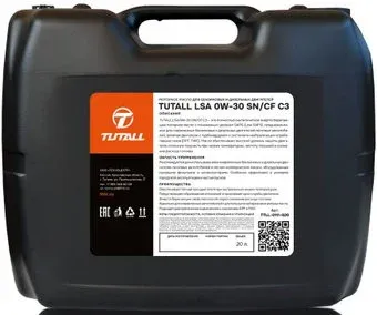 Tutall LSA 0W-30 SN/CF C3 20л