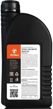 Tutall LSA 0W-30 SN/CF C3 1л