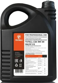 Tutall LSA 5W-30 SN/CF C3 5л