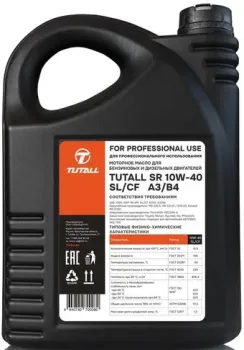 Tutall SR 10W-40 SL/CF A3/B4 5л