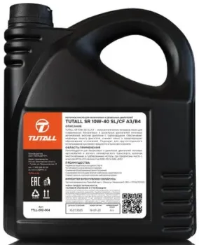 Tutall SR 10W-40 SL/CF A3/B4 4л