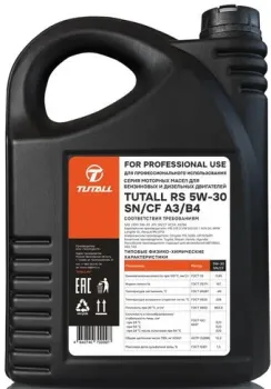 Tutall RS 5W-30 SN/CF A3/B4 5л