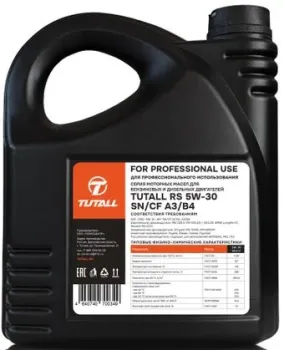 Tutall RS 5W-30 SN/CF A3/B4 4л