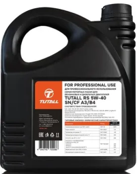 Tutall RS 5W-40 SN/CF 4л