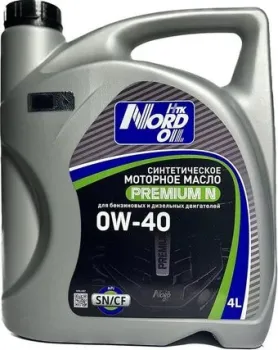 Nord Oil Premium N 0W-40 SN/CF 4л