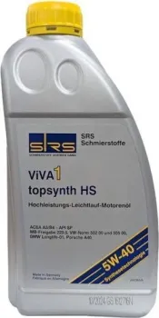 SRS Viva 1 topsynth HS 5W-40 1л