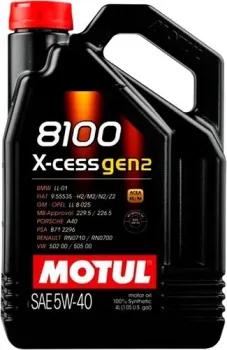 Motul 8100 X-cess gen2 5W-40 4л