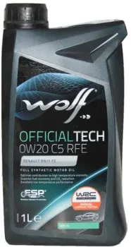 Wolf OfficialTech 0W-20 C5 RFE 1л
