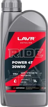 Lavr Ride Power 4T 20W-50 SM 1л
