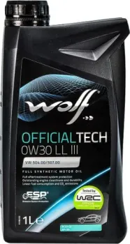 Wolf OfficialTech 0W-30 LL III FE 1л