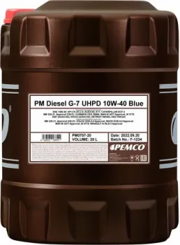 Pemco Diesel G-7 UHPD Blue 10W-40 20л
