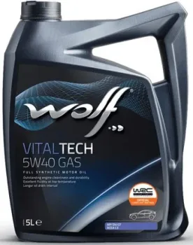 Wolf VitalTech 5W-40 GAS 5л