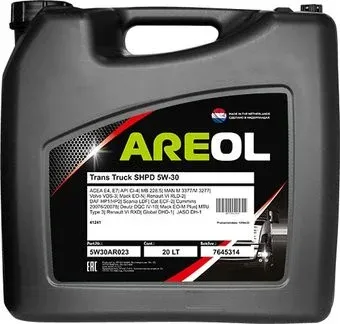 Areol Trans Truck SHPD 5W-30 20л