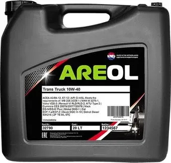 Areol Trans Truck 10W-40 20л