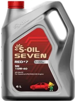 S-OIL RED #7 SN 10W-40 6л