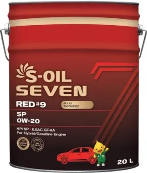S-OIL SEVEN RED #9 SP 0W-20 20л