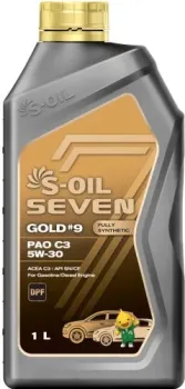 S-OIL SEVEN GOLD #9 PAO C3 5W-30 1л