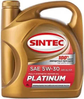 Sintec Platinum 5W-30 API SL/CF 4л