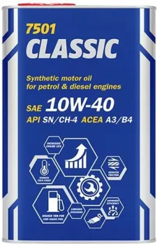 Mannol Classic 10W-40 API SN/CH-4 1л (металл)