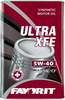 Favorit Ultra XFE 5W-40 metal 4л