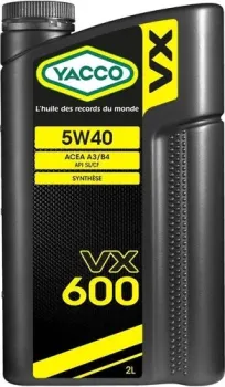 Yacco VX 600 5W-40 2л