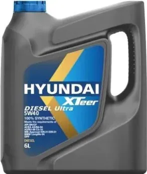 Hyundai Xteer Diesel Ultra 5W-40 6л